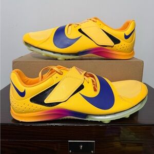 Nike Long Jump Elite Citron Pulse Yellow Men's Size 14 FZ9326-800 Track & Field